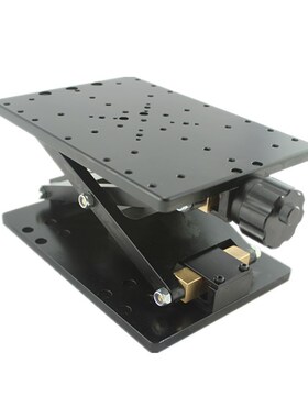 NT12VM120光学升降台 精密手动升降平台 单剪式升Z轴丝杆平移滑台