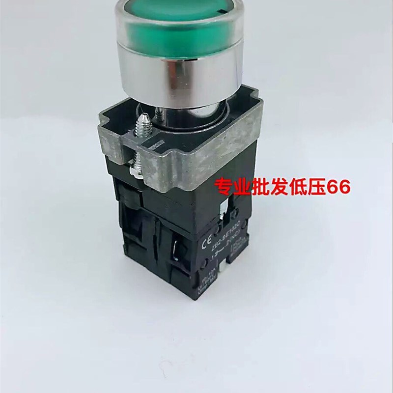 XB2-BW3365C BW3465C 356F5C带灯钮按钮开关  合金铜件银点