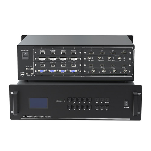 高清混合矩阵切换器16进16出8/12/20/24HDMI/VGA/SDI/DP/HDBaseT