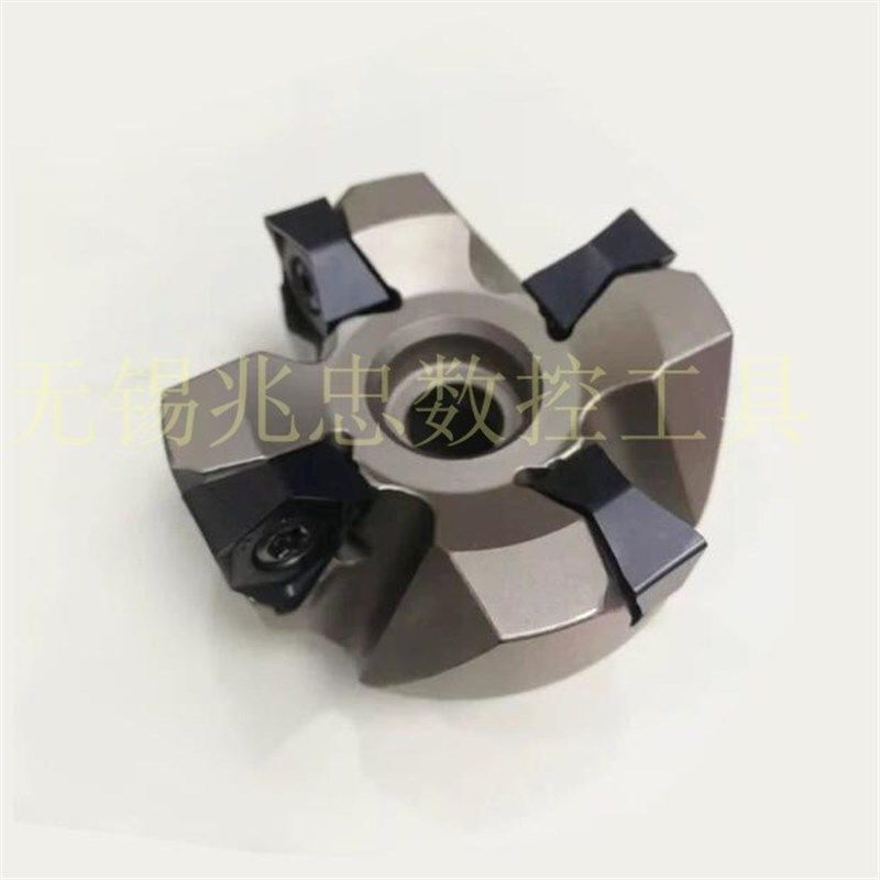 90度MFMN双面六角平面铣刀盘配WNMU080608快进给重切削数控铣刀盘