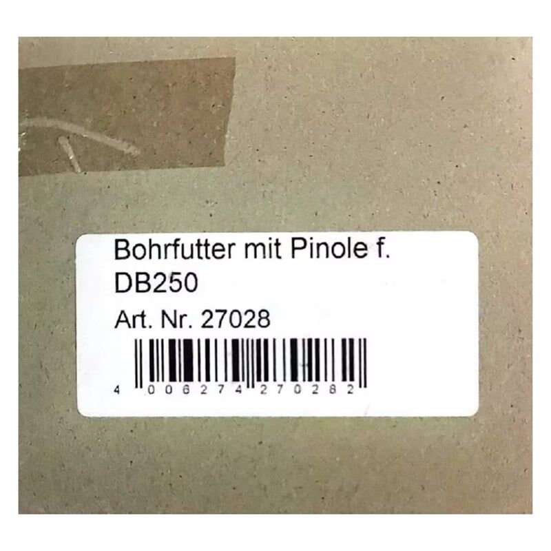 德国PROXXON尾座钻夹头用于微型小木工车床DB250家用迷你魔27028