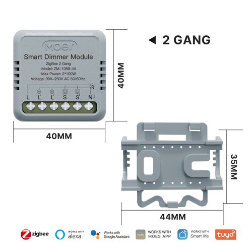 zigbee涂鸦智能家居调光开关通断器app遥控定时智能调光开关模组