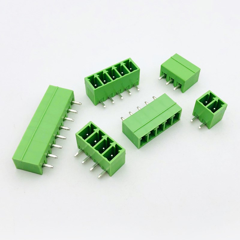 15EDGVC/RC-3.5mm插拔式PCB接线端子焊板直/弯针座2P3P4P5P6P-24P