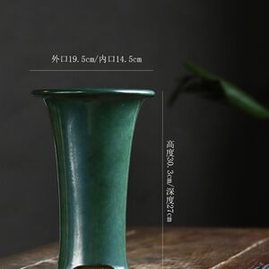 秦夕洪紫砂釉面兰花盆宜兴精品三脚束腰细苗建兰春夏兰植物桌面盆