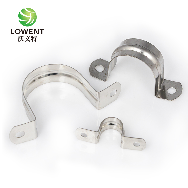 304不锈钢管卡管夹 骑马卡 管支架 管扣 喉箍 U型卡