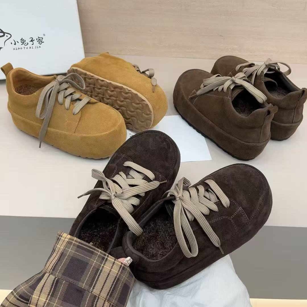 英伦风小个子增高百搭休闲单鞋女