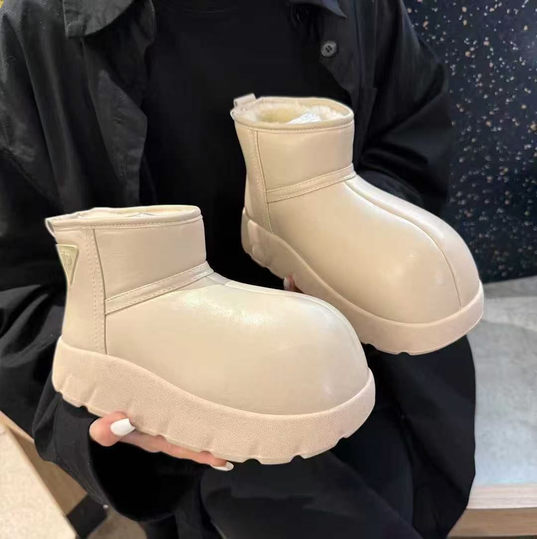 保暖棉鞋百搭休闲勃肯鞋