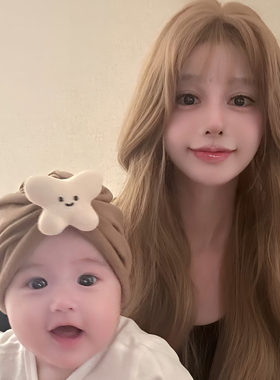 新生婴儿帽子小月龄宝宝卡通公仔帽护囟门胎帽婴幼儿童春秋套头帽