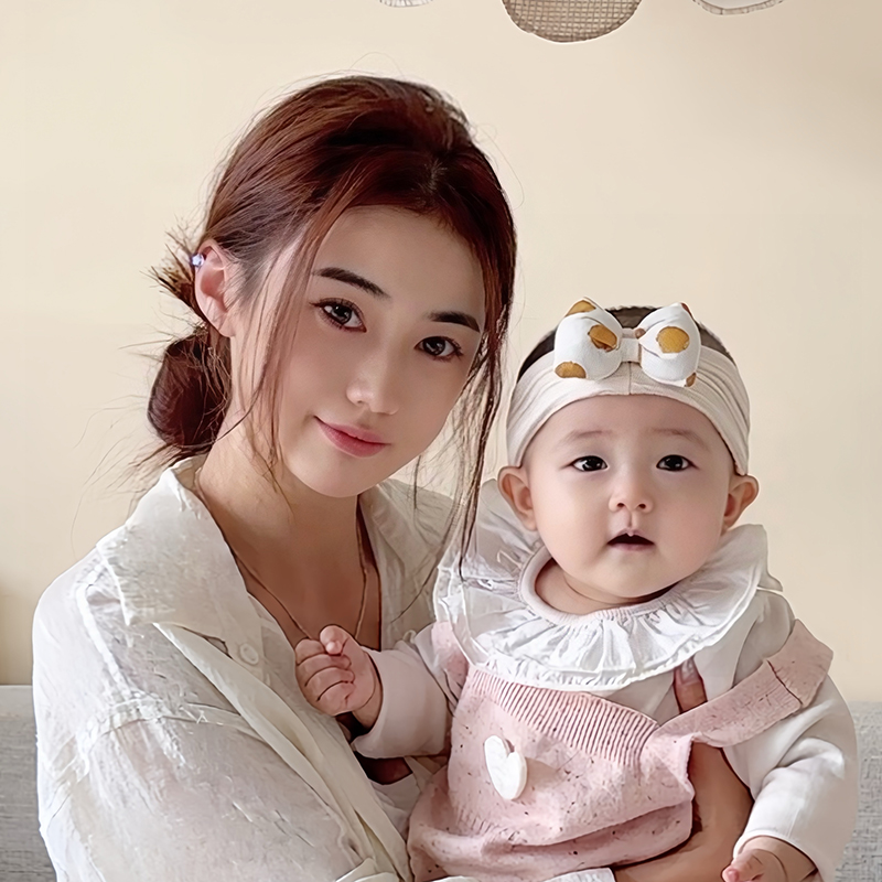 女宝宝时尚蝴蝶结婴儿发带