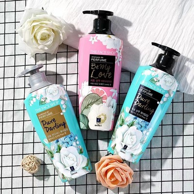 The Face Shop菲诗小铺香氛洗发水梦中邂逅玫瑰蓬松清洁持久留香