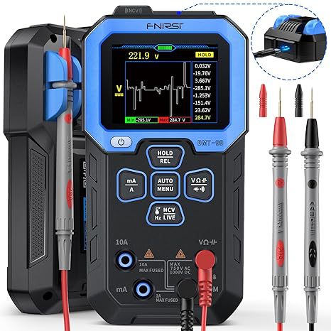 跨境充电万用表锂电池数字高精度智能防烧多功能全自动数显电工
