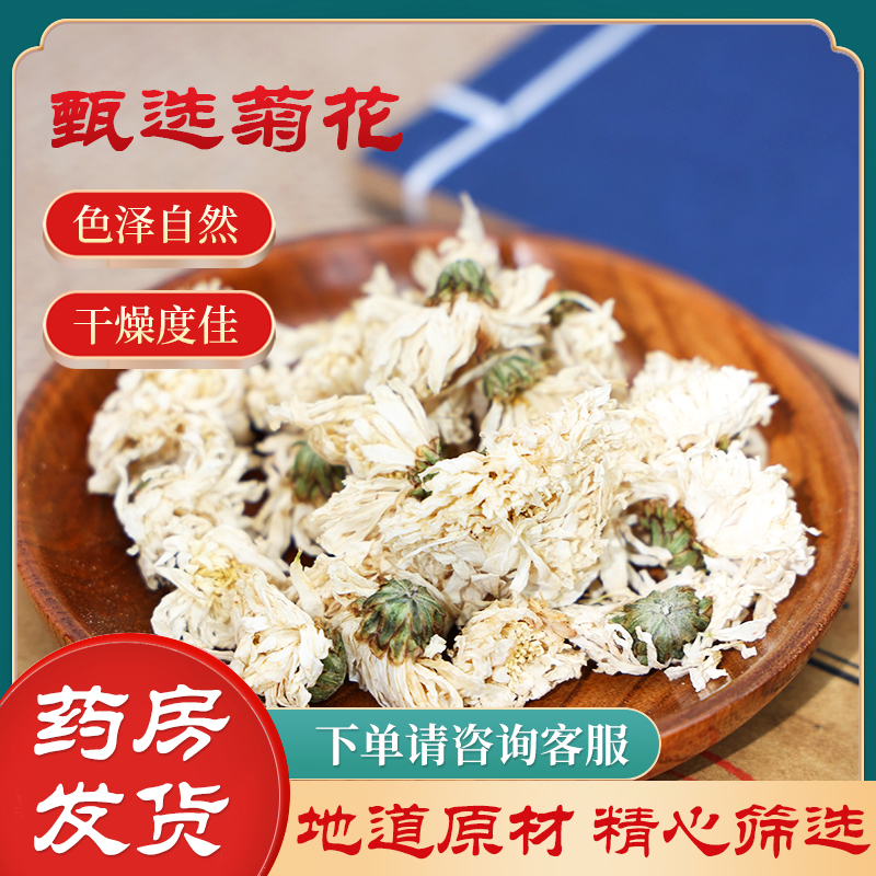 菊花胎菊正品正宗桐乡白菊花茶杭州杭白菊泡茶非特级散装中药材