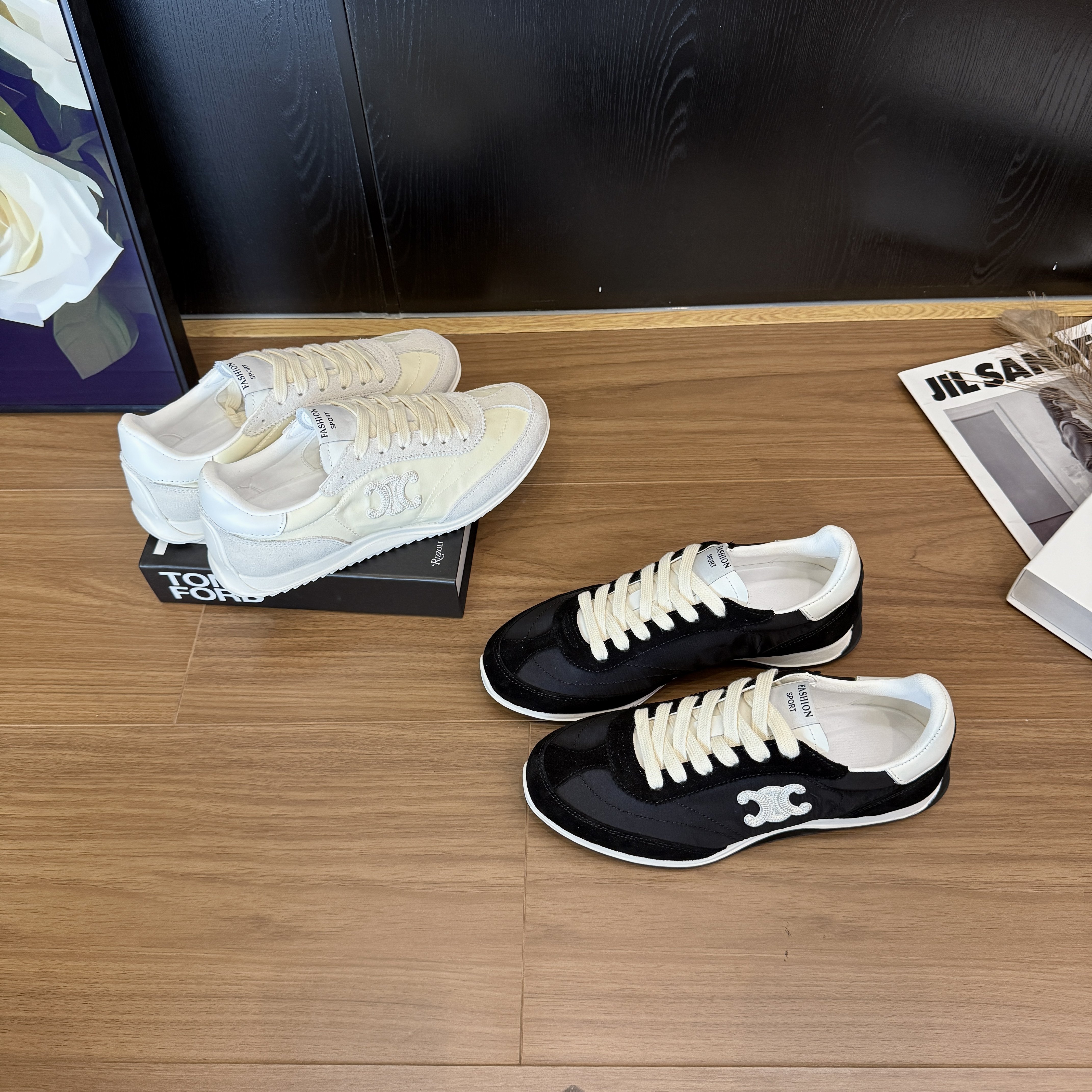 【小翱小baby回来了！】秋冬经典刺绣凯旋门系带拼色阿甘鞋AF260C