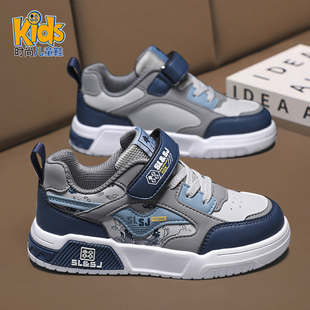 男童鞋子2025新款秋冬中大童休闲板鞋秋季加绒棉鞋男孩儿童运动鞋
