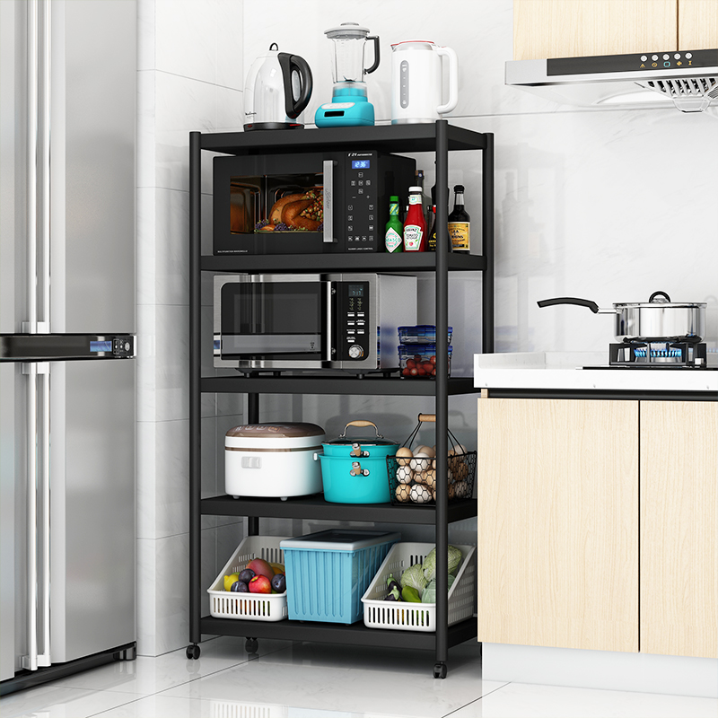 电饭煲锅具落地烤箱橱柜收纳神器