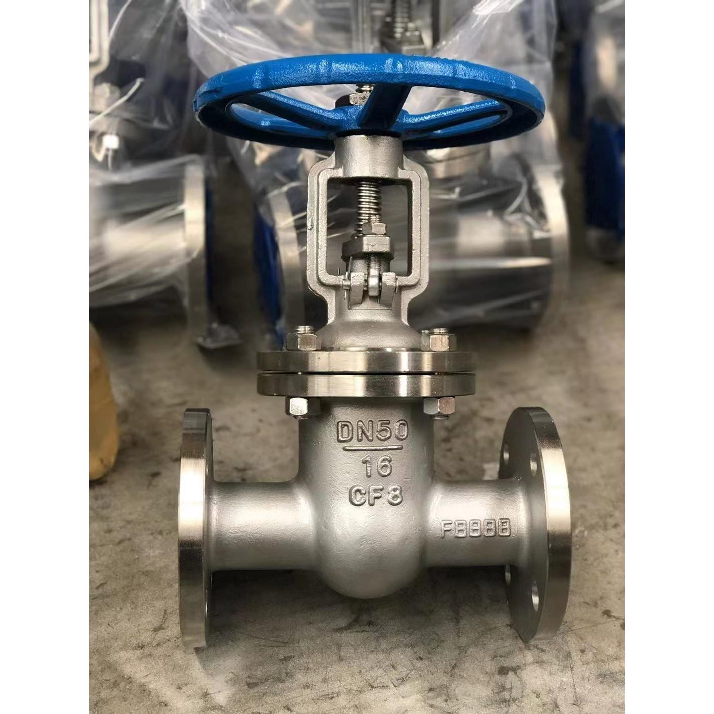 厂家直发不锈钢闸阀 316L 304 不锈钢法兰闸阀 DN25 -16PZ41H-25P