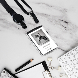 证件卡套胸牌胸卡学生校牌员工作证门禁卡地铁公交卡挂牌吊绳挂绳挂脖伸缩扣易拉扣夹子夹扣绳子调节长度定制