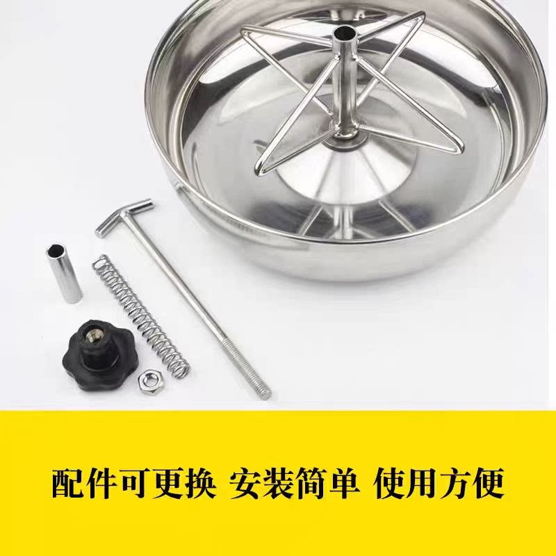 小猪料槽杆子配件猪用饲料盆