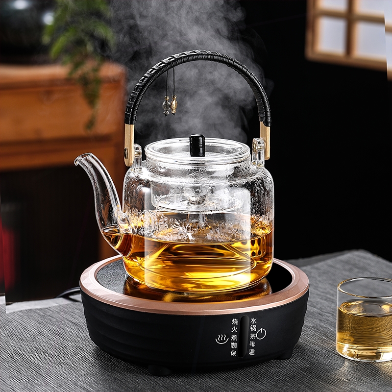 养生壶泡茶家用电陶炉茶炉迷你小型智能煮茶器家用静音玻璃壶铁壶