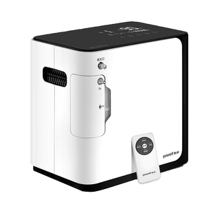 鱼跃制氧机家用5L升制氧机老人气喘肺气肿孕妇雾化一体呼吸氧气器