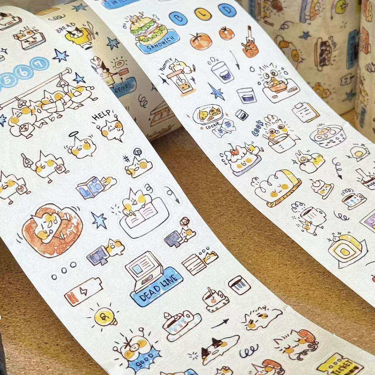 rinrinnounou模切胶带分装贴纸图片