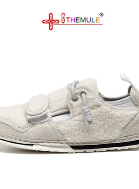 THEMULE休闲丑萌鞋女帆布鞋面包鞋毛毛鞋小众丑鞋男情侣大头宽楦