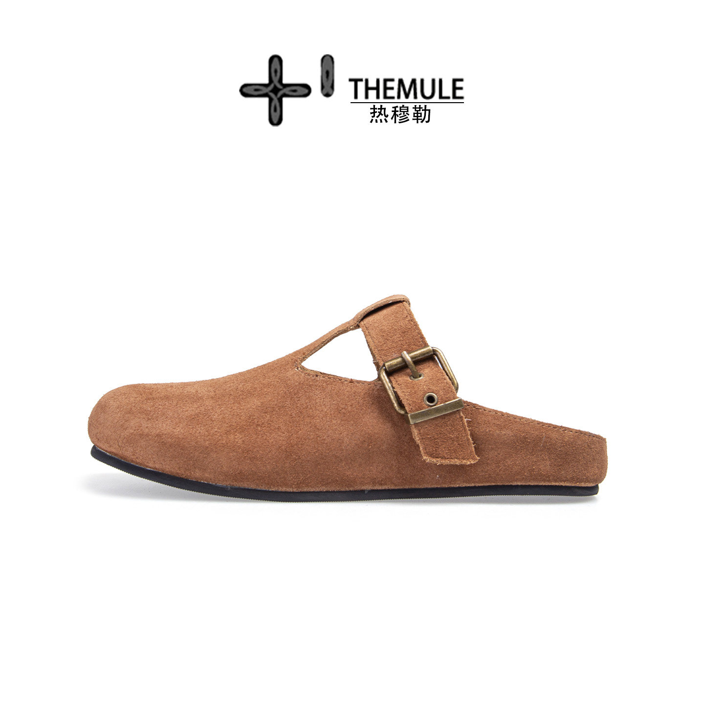 THEMULErow穆勒勃肯鞋女半拖包头拖鞋平底玛丽珍老钱慵懒风真皮鞋,女鞋,勃肯鞋/软木鞋,淘宝优惠券,粉丝福利购,淘宝优惠卷