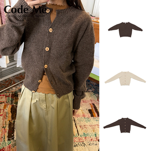 Baserange 国内现货 v领毛衣开衫 CodeMe买手店