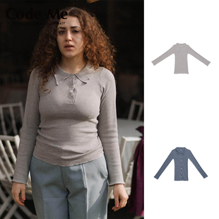 Baserange 国内现货 polo领螺纹长袖 CodeMe买手店