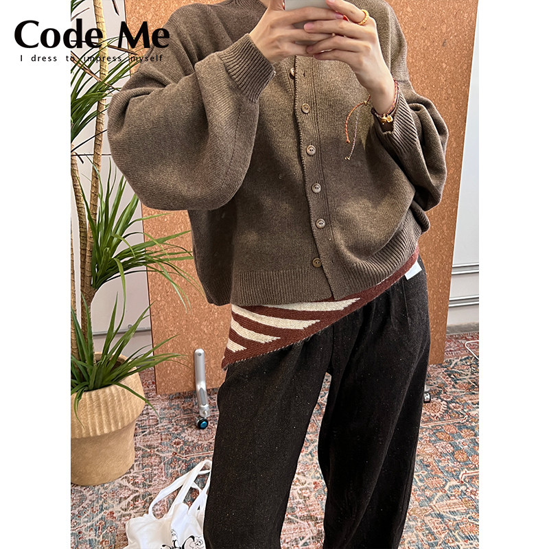 Corderav领羊毛开衫