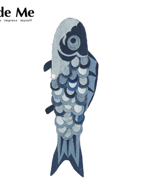 EMOTIONAL WORLD配饰女牛仔蓝单品搭配小众鲤鱼旗CodeMe买手店