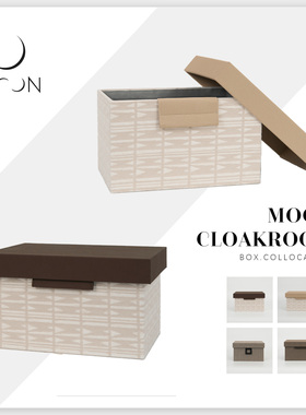 MOON慕空间样板房衣帽间摆件花纹收纳盒软装饰品展厅摆设陈列道具