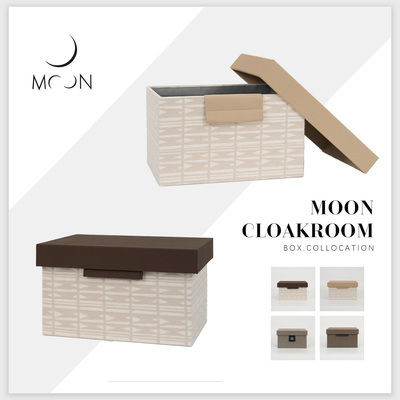 MOON慕空间样板房衣帽间摆件花纹收纳盒软装饰品展厅摆设陈列道具