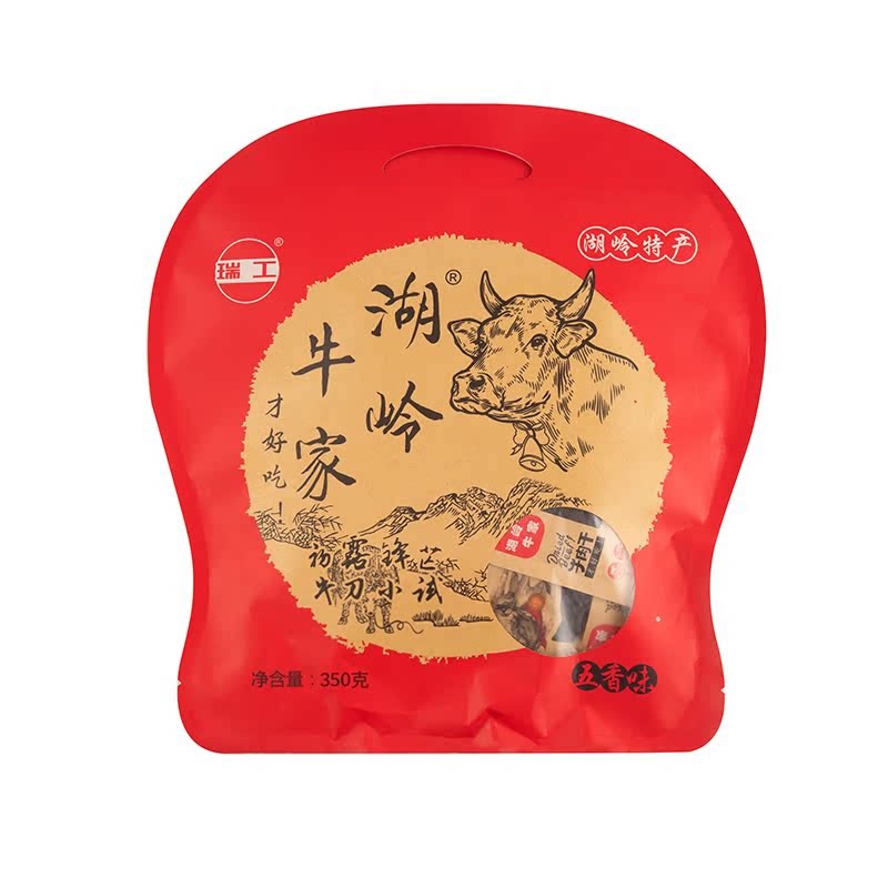温州特产瑞工湖岭手撕牛肉干袋装350克五香零食小吃休闲食品