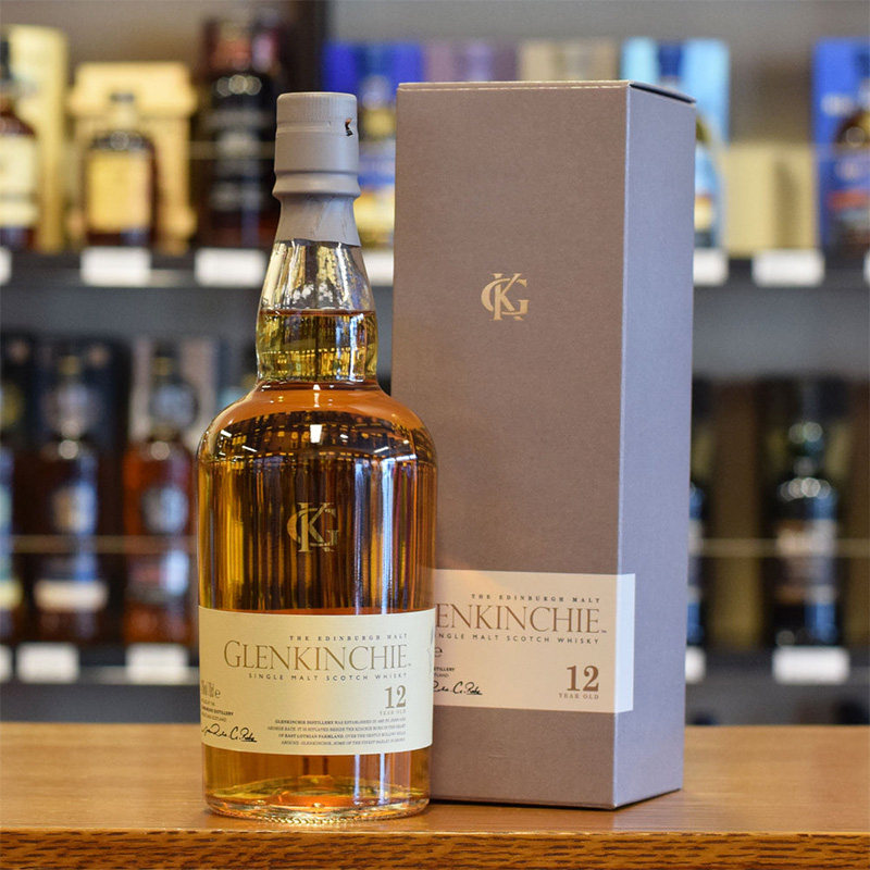 分享装glenkinchie格兰昆奇12年威士忌小瓶微醺小酒de