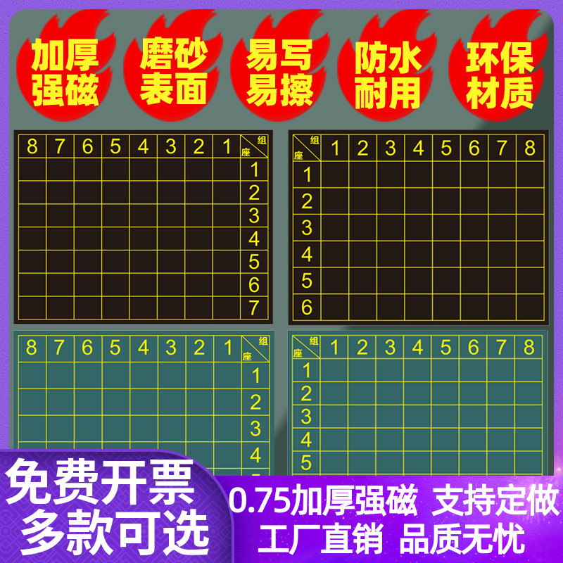 来图定做比一比评分磁帖黑板贴