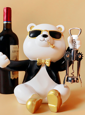 红酒架轻奢高档酒柜摆件