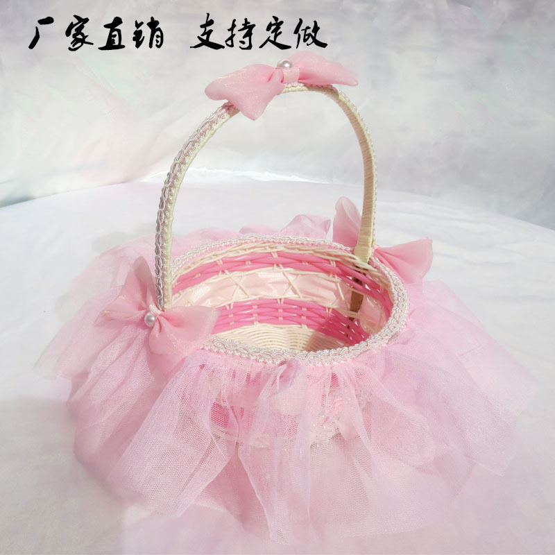 花童撒花瓣花篮手提婚礼