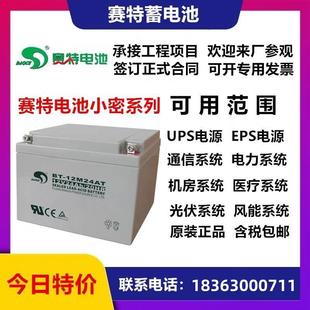 赛特蓄电池12V7AH10AH12AH消防主机24AH门禁UPS电源38AH17AH100AH