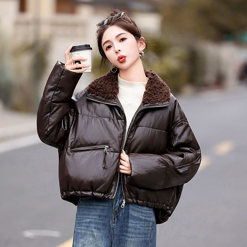 pu皮衣免洗羽绒服女冬季高端品牌