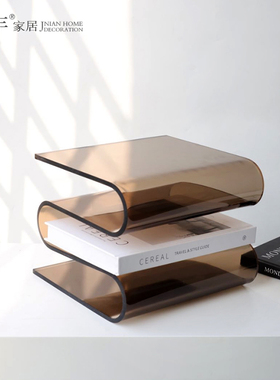 亚克力收纳简约现代书房书架摆件