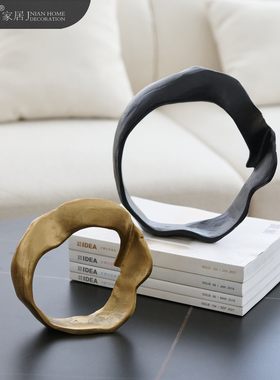 印度进口铝制创意抽象工艺品摆件