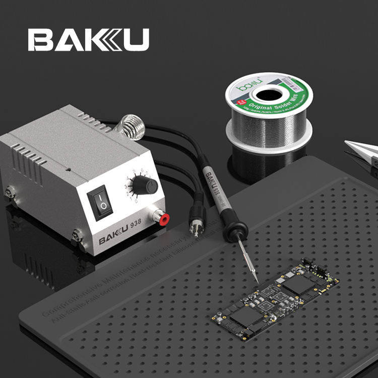 巴酷BK-938迷你手机BGA拆焊台 电脑主板维修工具恒温电烙铁电焊台