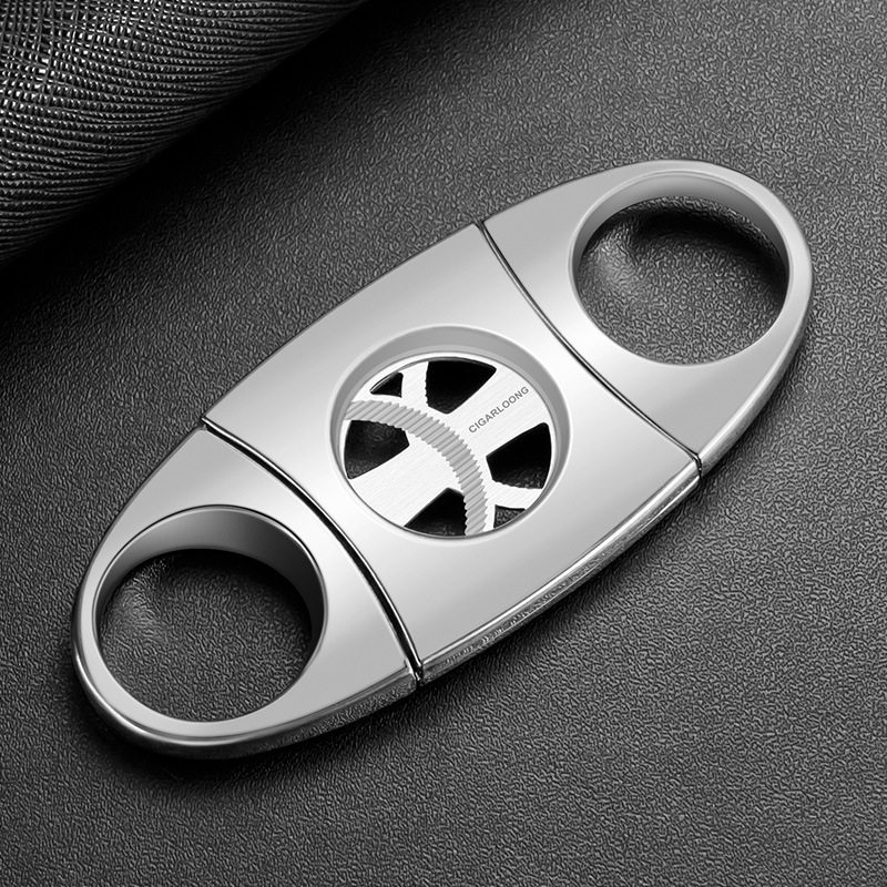 茄龙 （CIGARLOONG）雪茄剪厚重刀身便捷式雪茄刀锋利刀刃不锈钢