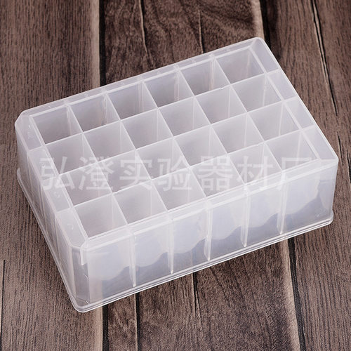 厂家pp塑料24孔深孔板24孔方格进样板 10ml