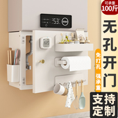 热水器遮挡罩磁吸开门厨房然气壁挂遮丑置物架燃气管道装 饰洞洞板