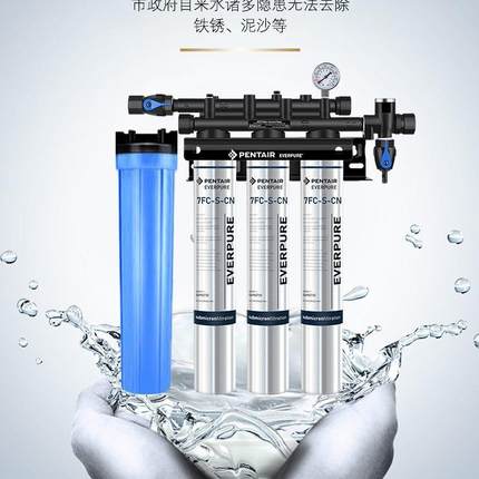 爱惠浦7FC-S净水器 商用三联7FC-S奶茶店专用大流量直饮水机咖啡