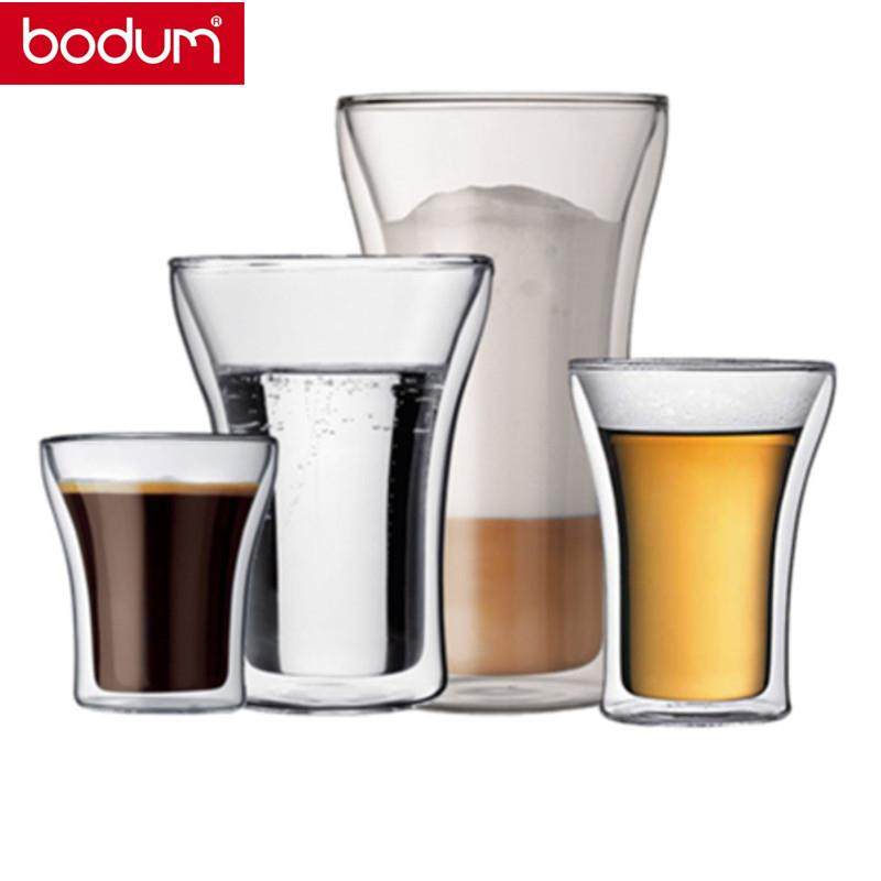 bodum高硼硅耐高温双层玻璃杯隔热杯水杯子咖啡杯男茶杯女士旅行