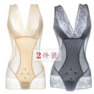 赞婷美体内衣收腹束腰提臀减肚子无痕显瘦连体塑身衣女夏季 超薄款