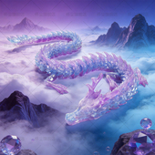 3d打印龙2025火爆玩具彩色龙礼物儿童玩具大龙手办龙蛋桌摆中国龙